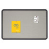 Quartet Fabric Bulletin Board 2 x 3 ft., Gray 7693G