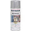 Rust-Oleum Stops Rust 11 Oz. Metallic Satin Spray Paint, Silver 7271830 780865