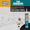 Liquid Nails VOC 10 Oz. Tub Surround & Shower Wall Adhesive LN715 266256