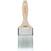 3" Wall Soft, Silver CT Polyester Bristle, Paint Brush, Wood Handle  5223-3