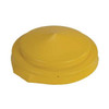 Snap-On Dome Drum Cover for 55 gal Drums, Polyethylene, Yellow