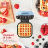 Rise by Dash 4 In. Light Blue Mini Waffle Maker RMW001GBSK06 631858