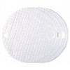 Brady Sorbent Pad, 6 gal, 22 in Dia., Oil, White, Polypropylene DTO25