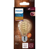 Philips 60W Equivalent Amber Medium A19 Dimmable Vintage LED Light Bulb 565796 509069