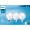 Philips 3pk 60w G25 Dl Led Bulb 567446 519498