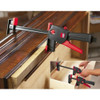 12" Bar Clamp, High Impact Plastic Resin Handle and 3 1-4 in Throat Depth  DUO30-8