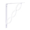 John Sterling 8 IN White Scroll Shelf Bracket RP-0091-8WT