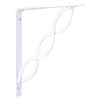 John Sterling 8 IN White Scroll Shelf Bracket RP-0091-8WT