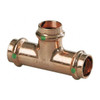 Viega Tee, Copper, Press-fit 1 1/4", 1", 1/2" 22238