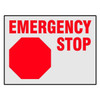 Brady Information Label,3-1/2 In. H,PK8 27411LS