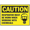Brady Machine-Equipment Label,3-1-2 In. H,PK5, 86889 86889