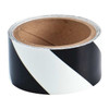 Floor Marking Tape, Polyester, No Legend, Black, 2 in W., 8 mil Thickness