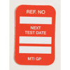 Ref. No., Next Test Date, 3 47-250 in W x 1 1-2 in H, MIC-MTHSTD04,PK20