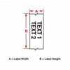 Brady Label Tape Cartridge, Ylw, 1.125Inx100ft 113194