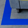 Floor Marking Tape, Polyester, No Legend, Blue, 3 in W., 8 mil Thickness  104344