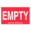 Brady Gas Cylinder Label,3 In. H,5 In. W,PK10, 60307 60307