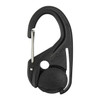 Nite Ize Cam Hook,2-3/5 In.,Plastic,Black NCJ-01-R3