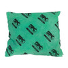 Sorbent Pillow, 28 gal, 18 in x 18 in, Harsh Chemicals, Green, 16 PK