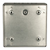 Captive Screws Electrical Enclosures, 8 in H, 4 in D, 8 in W, 1, Steel  SC080804G