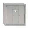 Mailbox, Aluminum, Powder Coated, 3 Doors, Surface, -