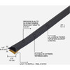 M-D Building Products 20 Ft. Black Silicone Gasket Seal for Doors and Windows 68668 107799