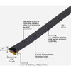 M-D Building Products 20 Ft. Black Silicone Gasket Seal for Doors and Windows 68668 107799
