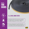 M-D Building Products 20 Ft. Black Silicone Gasket Seal for Doors and Windows 68668 107799