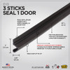PLATINUM 81" Brn Wthstp Doorseal 43347 114615