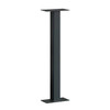 Salsbury Industries Post, Black, Powder Coated, Bolt, Bolt 4865BLK