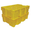 Hang & Stack Storage Bin, Plastic, Yellow, 7 1-4 in H, 16 in W, 24 in L  SNX2416-7 Ylw
