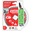 Diablo 4-1-2 in. Diamond Continuous Rim Turbo Dry-Wet Diamond Blade DMADT0450 343174