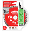 Diablo 5 in. Diamond Continuous Rim Turbo Dry/Wet Diamond Blade