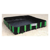 Ultratech Spill Berm, Economy Model, 6 ft L x 4 ft W, 2,000 gal Capacity 8250