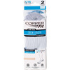Copper Fit L/XL White Crew Compression Socks CFCRSKWHLXL6