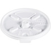Dart Lid for 10 oz. Hot Cup, Flat, Lock Back Tear Tab, White, Pk1000 10FTL