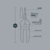 Woodland 6.25 In. Heavy Duty Nano-Tip Snip 01-1002-100 715424
