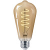 Philips Vintage 60W Equivalent Amber ST19 Medium LED Decorative Light Bulb 565622 533917