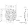 Maradyne Cooling Fan,12 Inch,12 VDC,1155 CFM M123K