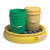 Spill Containment Tray, 5 gal Spill Capacity, 600 lb Load Capacity, Polyethylene