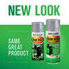 Rust-Oleum Spray Paint, Silver, Satin, Solvent, 12 Oz 7716830