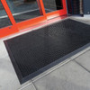 Drainage Entrance Mat, Rubber, 5-32 in Thick, Black, 2 ft W x 3 ft L  599S0023BL