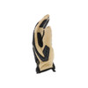 CG40-75 Mechanics Gloves, Genuine Leather Palm, Spandex Back, 10, Black-Brown  CG40-75-010