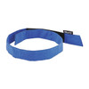 Ergodyne Bandana, Blue, Solid, Hook-and-Loop 6705