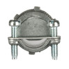 Conduit Fitting Grounding Connector, 1-2 in, Threaded, Die Cast Zinc, Silver  2711