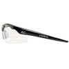 Zorge G2, Safety Glasses, Anti-Scratch, Clear Lens, Black Frame, Half-Frame  DZ111-G2