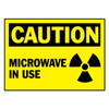 Brady Caution Label,3-1/2 In. H,5 In. W,PK5, 86183 86183
