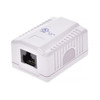 Monoprice Surface Mount Box,Cat6,1P,White 7092