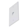 Monoprice WallPlate,Blank Keystone,1 Hole,White 6725