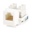 Monoprice Datacom Jack,RJ11/RJ12,90,White 7296