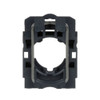 Schneider Electric Mounting Base, 22 mm, Black, Plastic ZB5AZ009